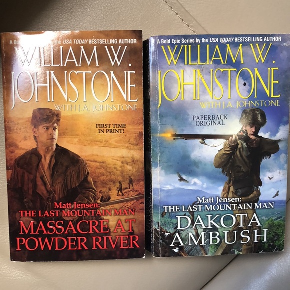 4 Johnstone western paperback books - Picture 2 of 9